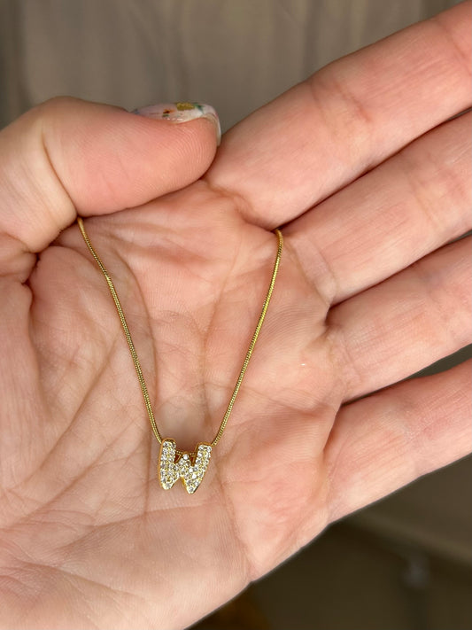 Inicial Bubble Necklace